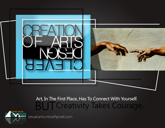 creation of arts poster